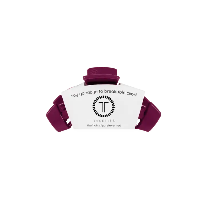 Teleties Classic Mulberry Tiny Claw Clip