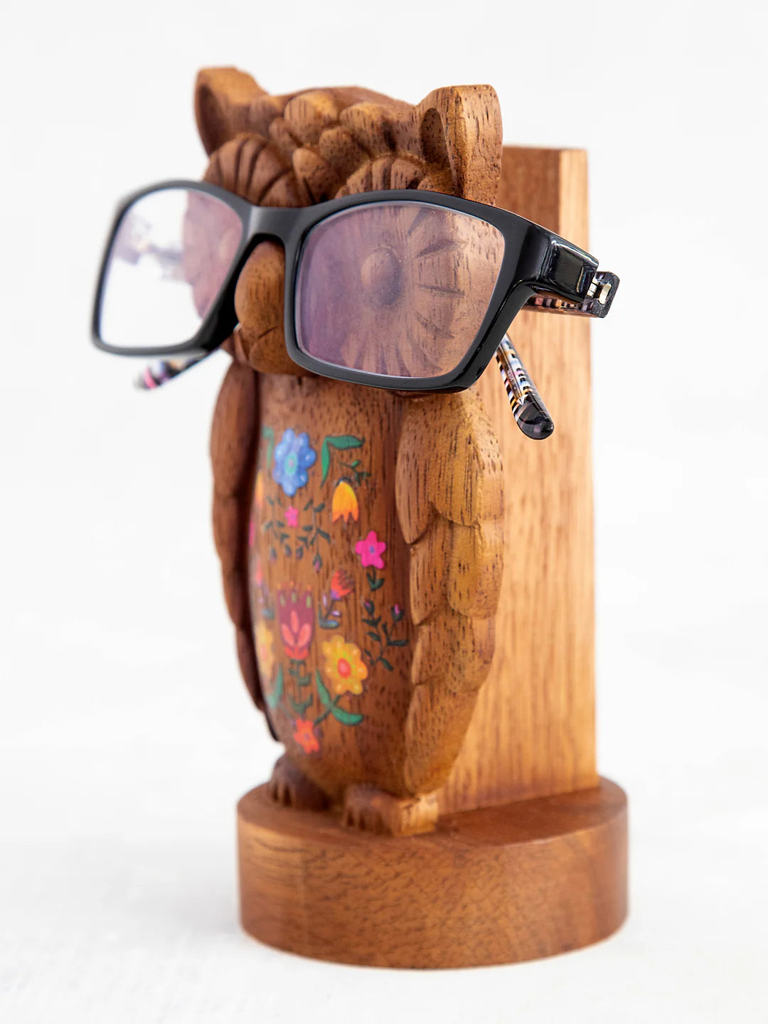 Natural Life Eyeglass Holder Stand-Owl