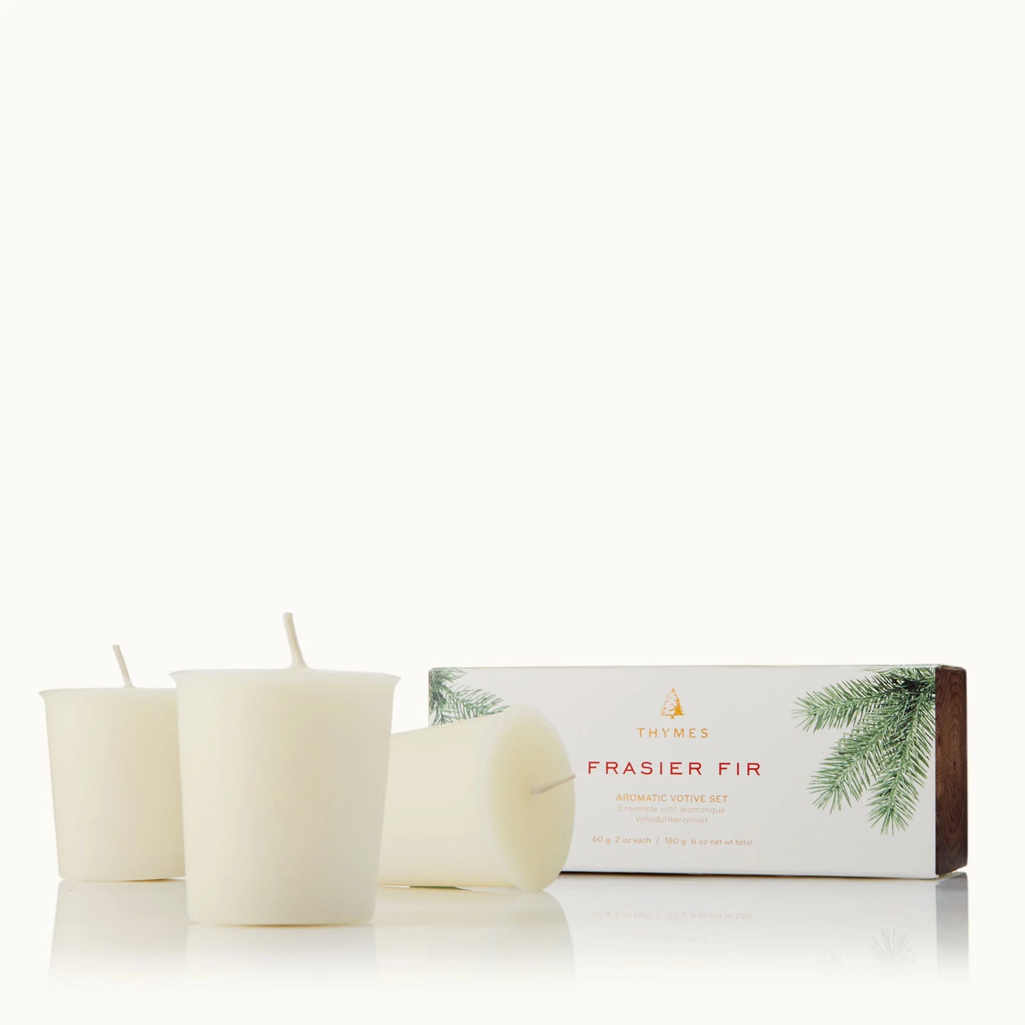 Thymes Frasier Fir Votive Candle Set