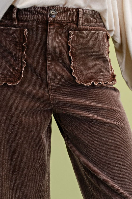 EASEL WASHED CORDUROY PANTS