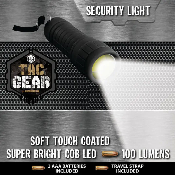 Roughneck Flashlight Led Cob Light with Strap