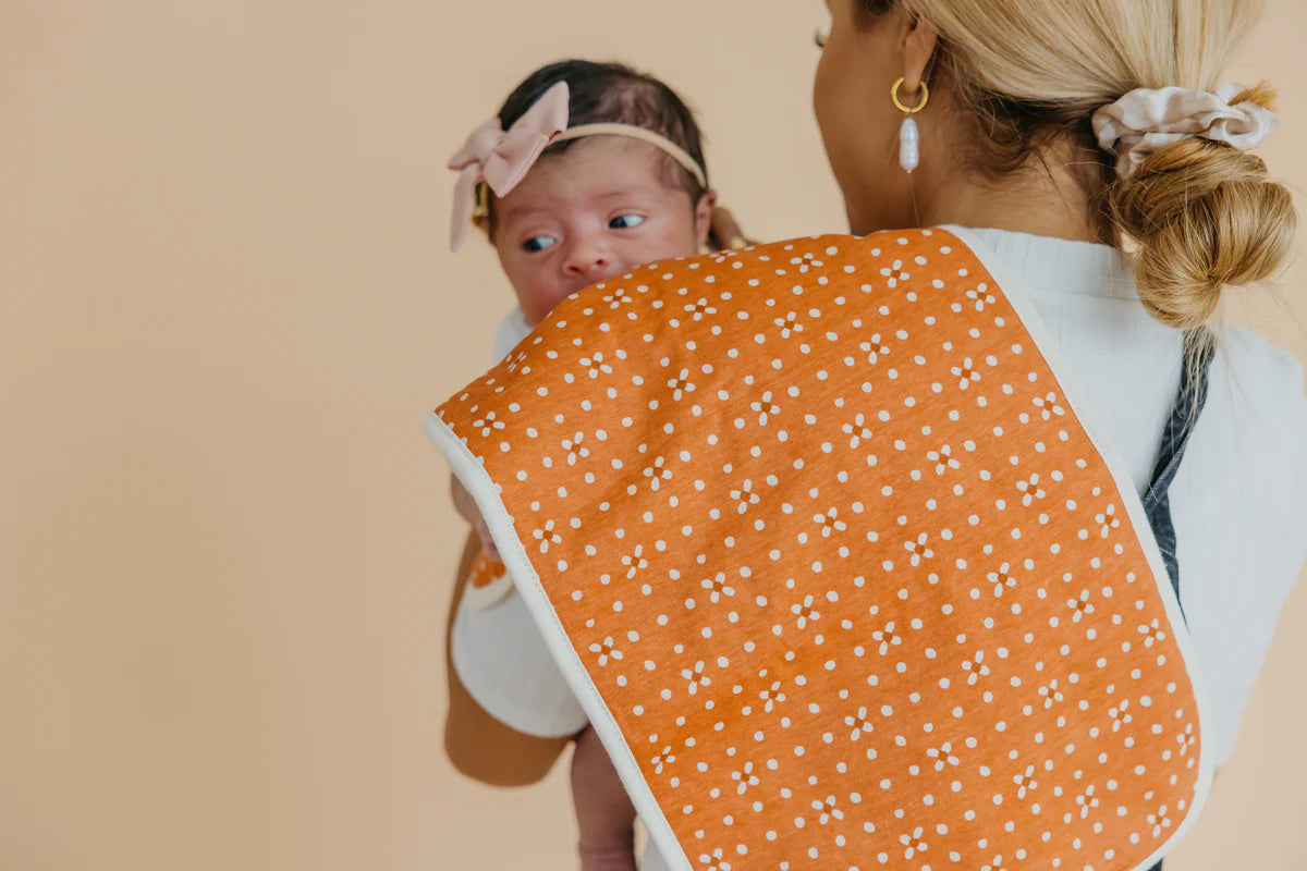 Copper Pearl Rue Premium Burp Cloths