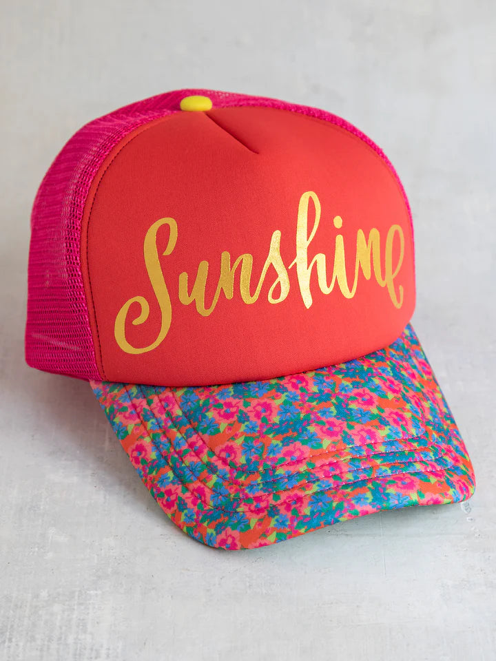 Natural Life Adjustable Trucker Hat - Sunshine