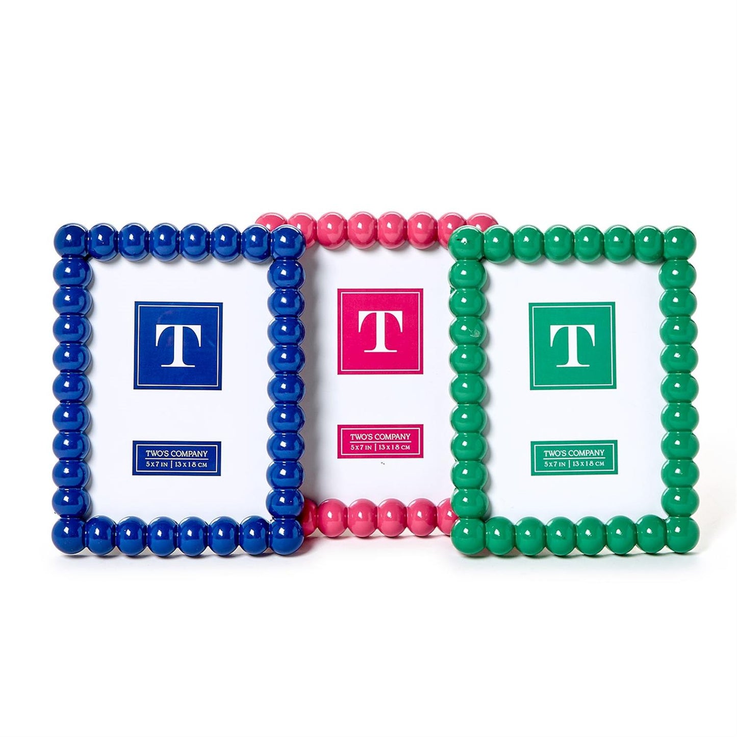Two's Company Hobnail 5" x 7" Photo Frame