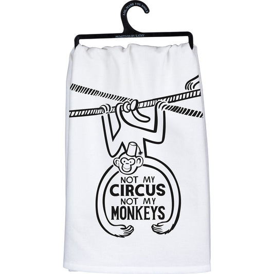 Not My Monkeys Kitchen Towel