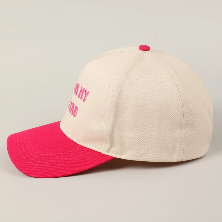 Put It On My Dad's Tab Embroidery Two-Tone Hat
