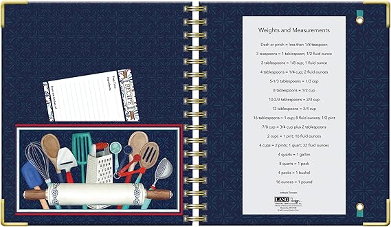 LANG Love To Cook Recipe Journal