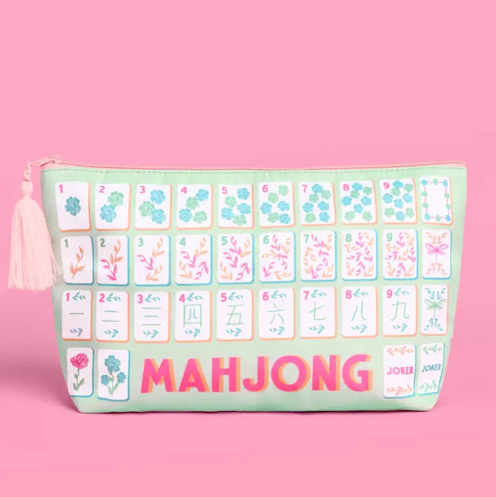 Mahjong Tile Bag - Nylon Zipper Bag