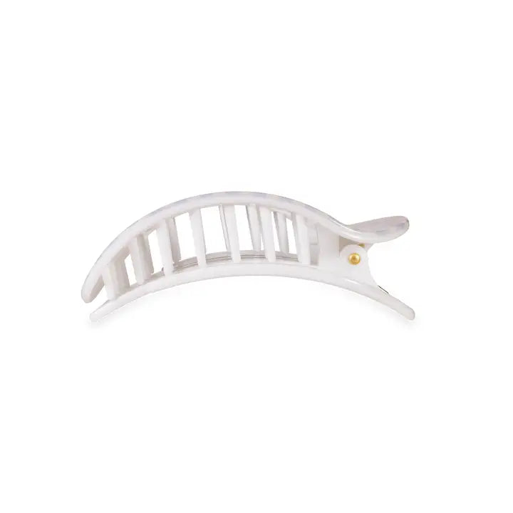Teleties Flat Round Hair Clip | Medium | Basket of Cherries