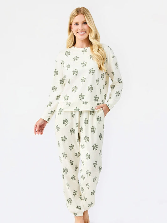Mary Square Sophie Jogger Set | Moonlit Grace Ivory