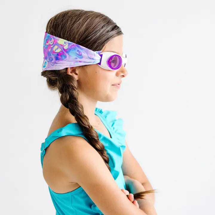 Splash Place Pastel Swirl Swim Goggles