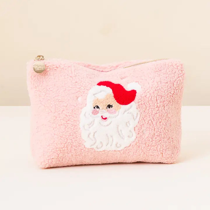 The Darling Effect Teddy Pouch-Dear Santa