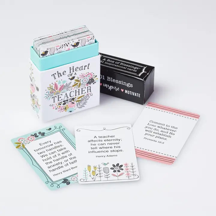 Box of Blessings Heart of A Teacher
