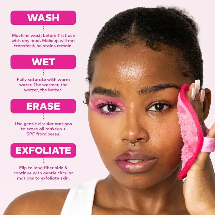The Original MakeUp Eraser Pink Mini Makeup Eraser Pro