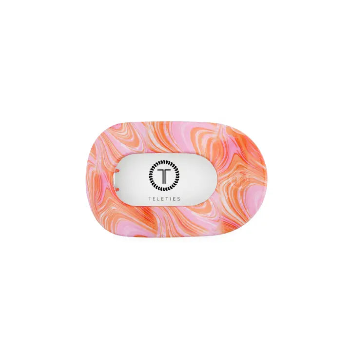 Teleties Just Keep Swimming | Small | Flat Round Hair Clip