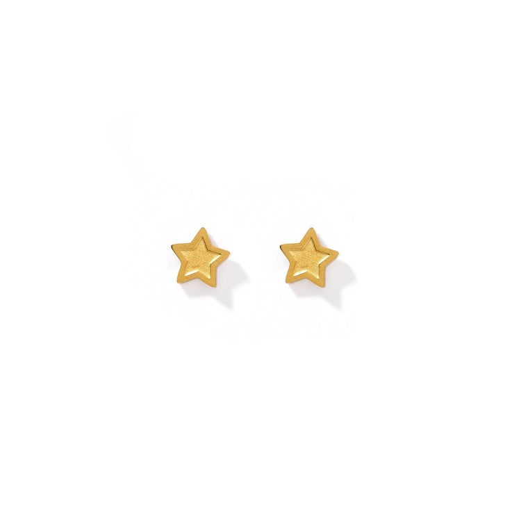 LINNY CO Screwback Stud Earrings - Lennon Star