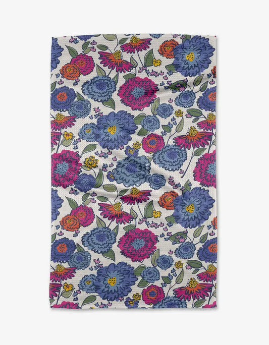 Geometry Painterly Meadow Tea Towel