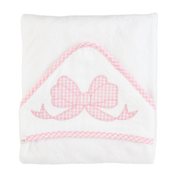 MUD PIE BOW HOODED TOWEL