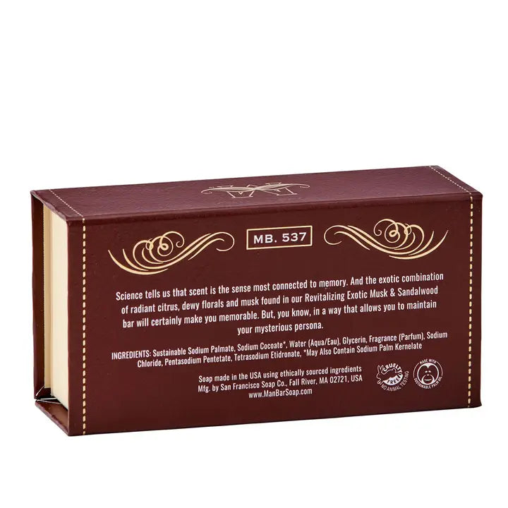 San Francisco Soap Exotic Musk & Sandalwood Man Bar