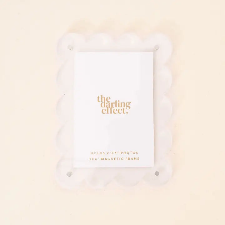 The Darling Effect Mini Acrylic Picture Frame Magnet-Clear