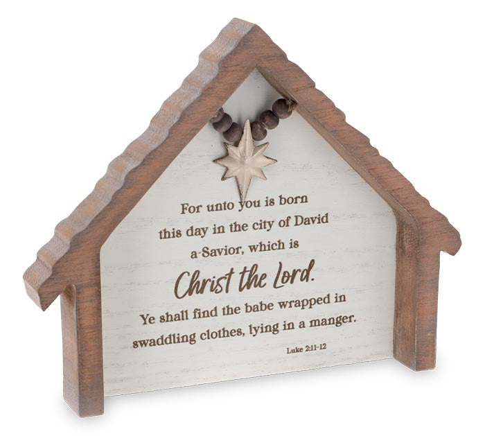 BURTON + BURTON CRECHE SHELF SITTER LUKE 2:11-12