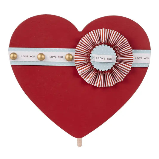 Glory Haus I Love You Heart Fan Topper