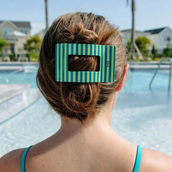 Teleties Cabana Cutie | Large | Flat Rectangle Hair Clip