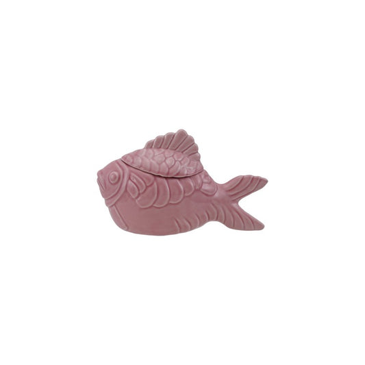 HAZEL MAZEL 7-1/2"Lx3-1/4"W x 4-1/2"H Stoneware Fish
