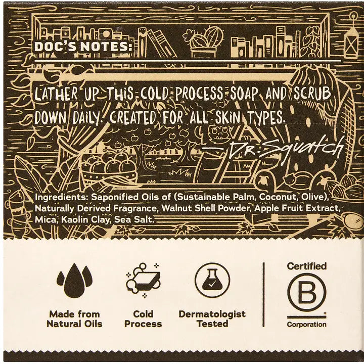 Dr. Squatch Flannel Forest Bar Soap