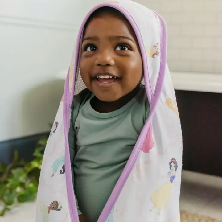 Copper Pearl Premium Baby Knit Hooded Towel - Disney Princess