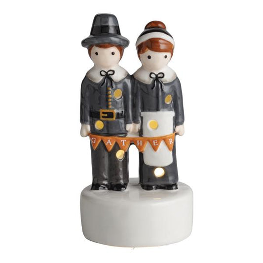 MUD PIE PILGRIM LIGHT UP SITTER