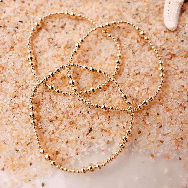 Beaded Blondes Sutton Bracelet in Gold