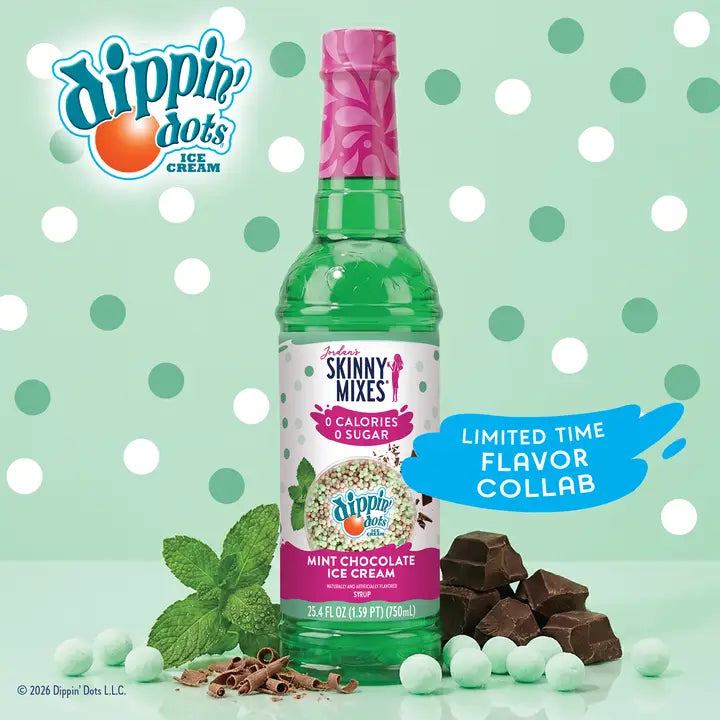 Jordan's Skinny Mixes Dippin' Dots® Mint Chocolate Ice Cream Syrup