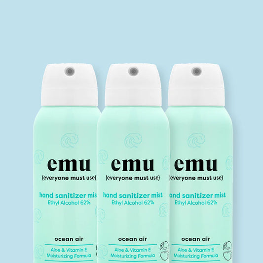 emu (everyone must use) hand sanitizer mist ocean air