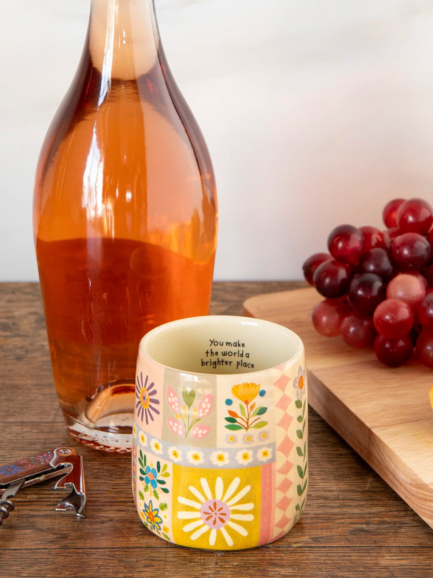 Natural Life Secret Message Mug Candle-Brighter Place