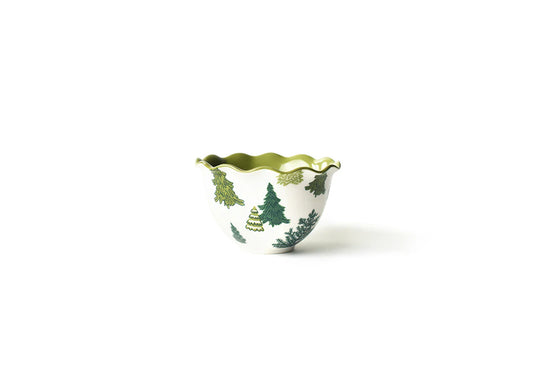 COTON COLORS FIR FOREST RUFFLE SMALL BOWL