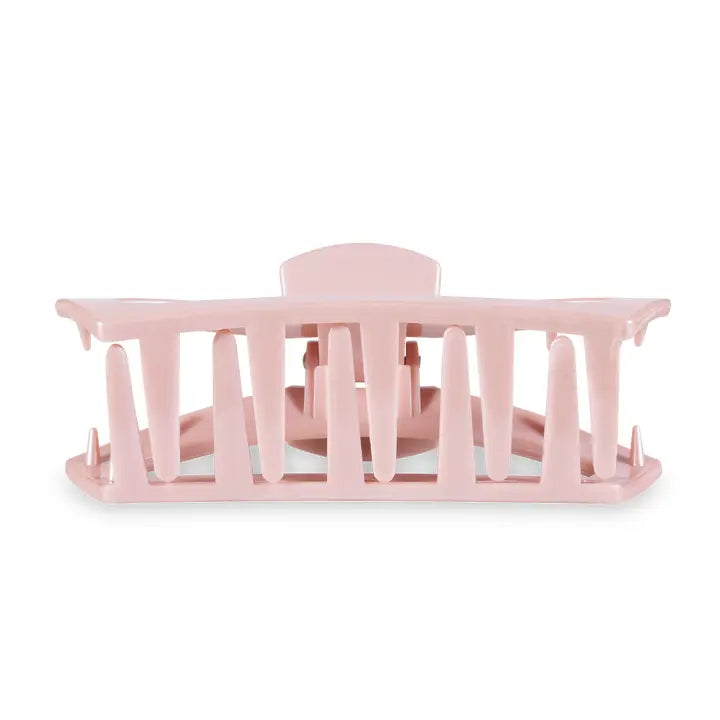 Teleties Open Hair Clip | Large | Pearly Pink