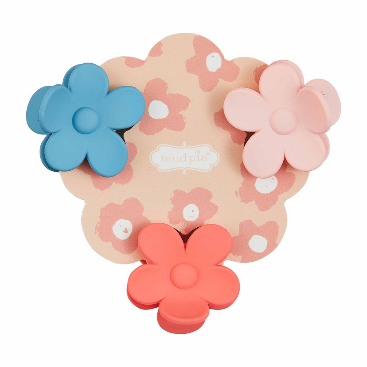 MUD PIE MINI DAISY HAIR CLIP SETS