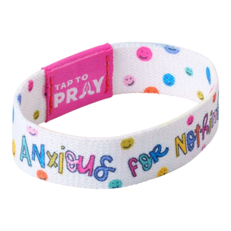 Tap To Pray® Kingfolk Series Wristband – Anxious For Nothing