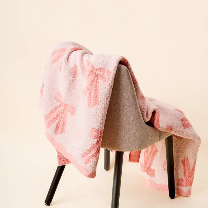 The Darling Effect Cozy Dreams Luxe Blanket-Bows