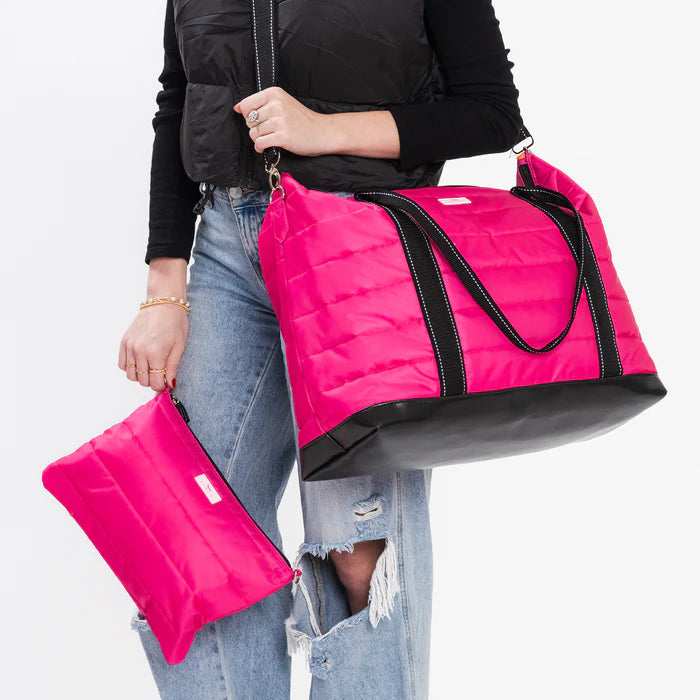 SCOUT TRIPLE ADVISOR TRAVEL BAG-PINK PUFFER