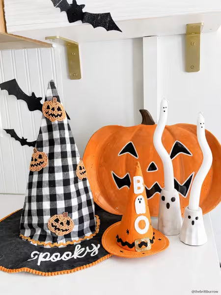MUD PIE SMALL GHOST TAPER HOLDER