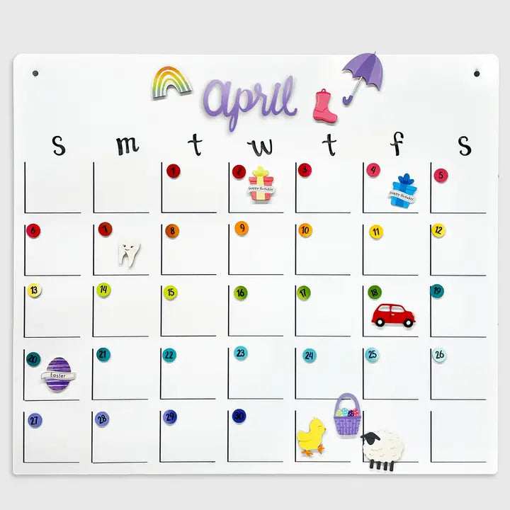 Roeda Studio Birthday Magnets S/4, Calendar Organization