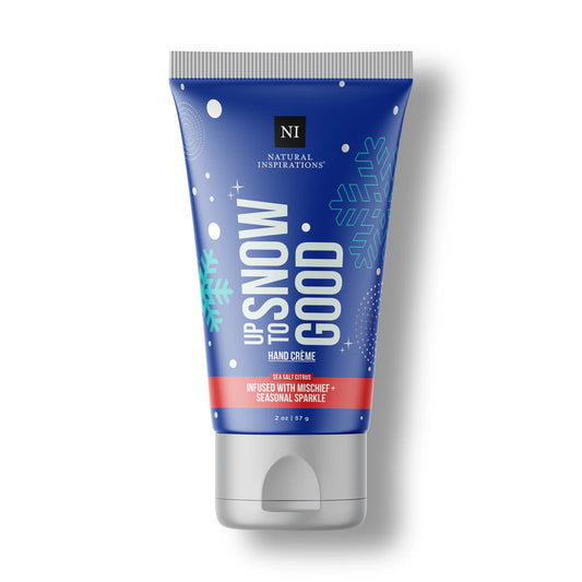 NATURAL INSPIRATIONS SASSY HOLIDAY MINI HAND CREME-UP TO SNOW GOOD