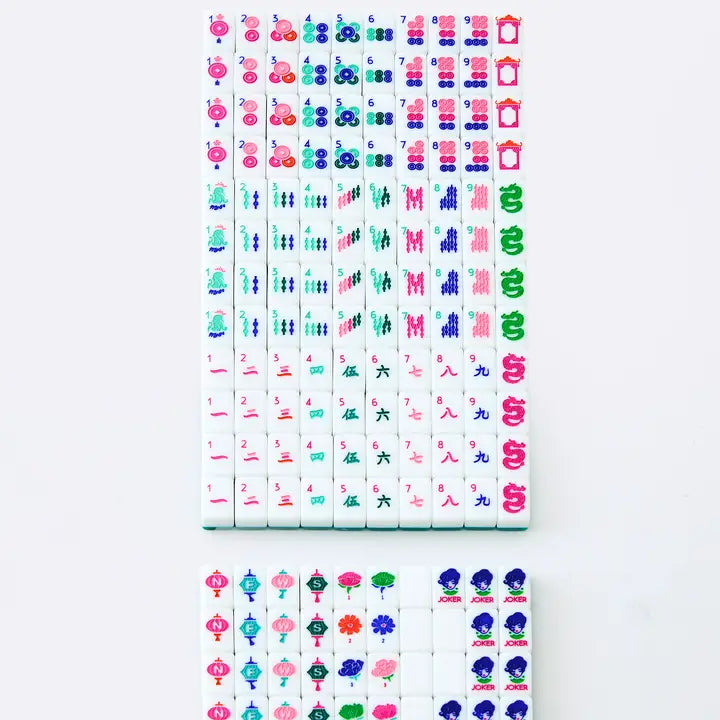Oh My Mahjong Palm Beach Green Mahjong Travel Set