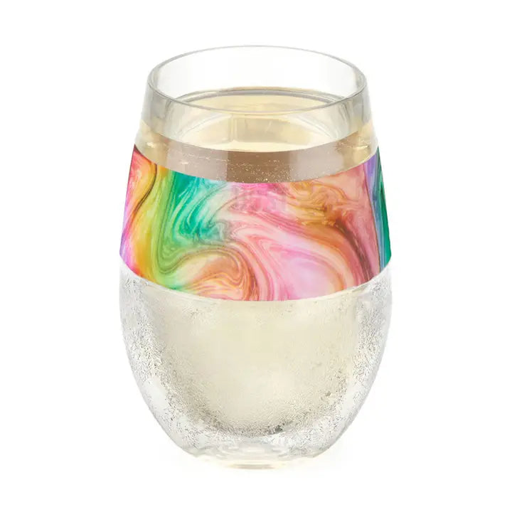HOST Wine Freeze™ Cooling Cup with Cooling Gel in Unicorn Swirl