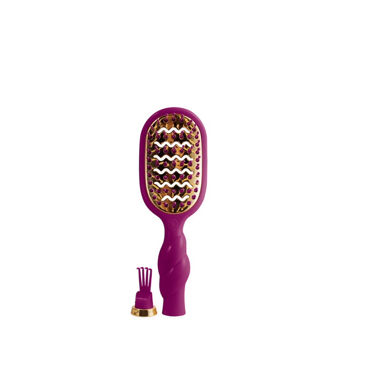 Teleties Mini Vented Hair Brush - Mulberry