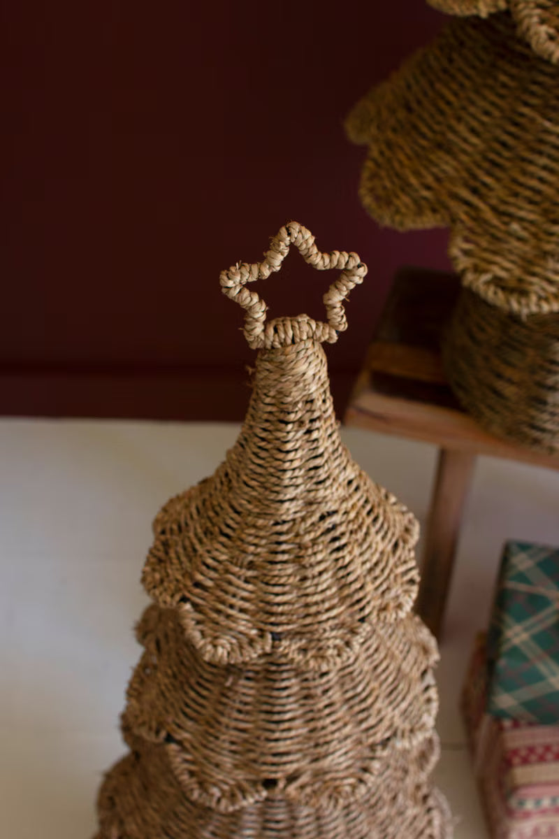 Kalalou Woven Vine Christmas Trees