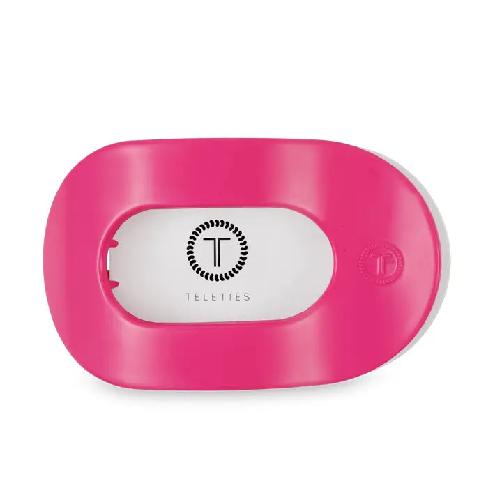 Teleties Flat Round Hair Clip | Large | Tropical Punch