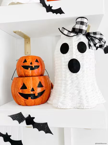 MUD PIE MACHE JACK-O-LANTERN TREAT BUCKETS